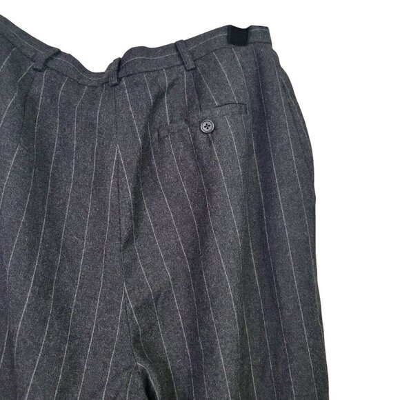 Vintage Lauren Ralph Lauren 100% Worsted New Wool USA Made Trousers Size 10 - Picture 9 of 11